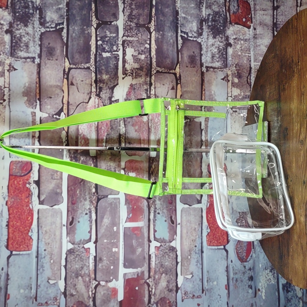 Clear Plastic Crossbody Stadium Bag